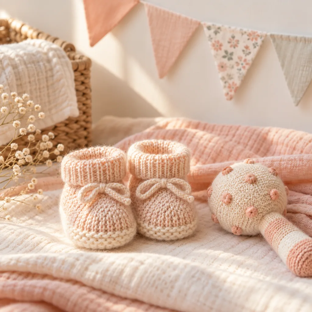 Decorative illustration for the Baby Shower section