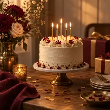 Decorative illustration for the Birthday section