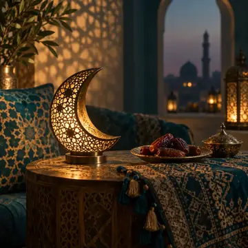 Decorative illustration for the Eid section