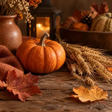 Decorative illustration for the Thanksgiving section